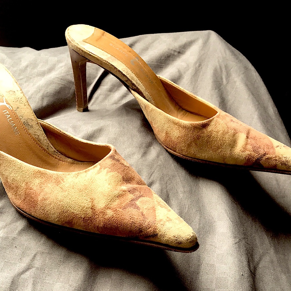 Vero Cuoio Pointed Toe heels- made in Italy